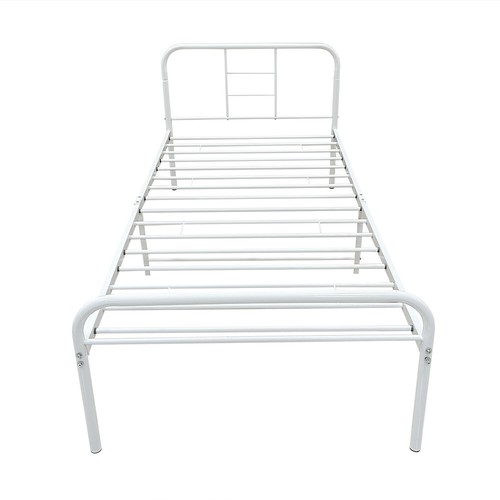 Simple budget metal bed single - metal,