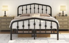 Metal Platform Bed Frame with