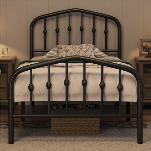 Metal bed frame - bed,