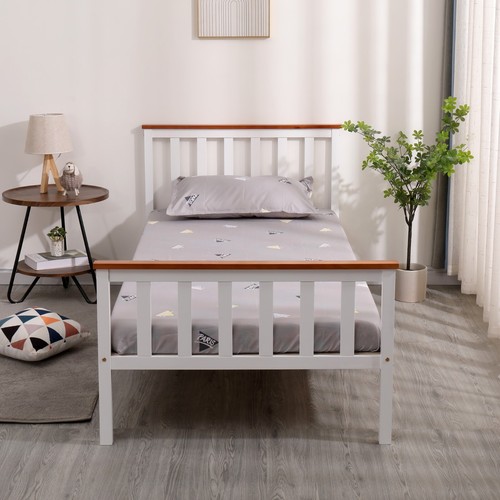 Single bed pine frame 3ft - pine,