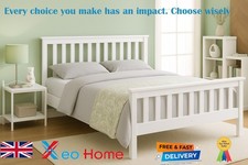 Small Double Wooden Bed Frame