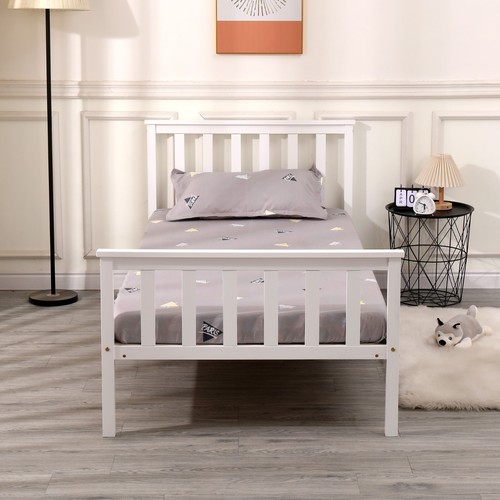 Single bed pine frame 3ft - bed,