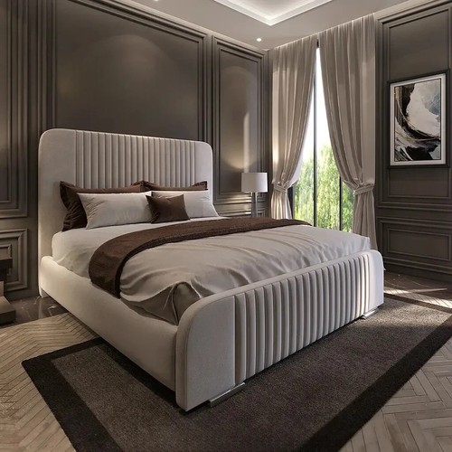 Ottoman bed plush - ottoman, velvet