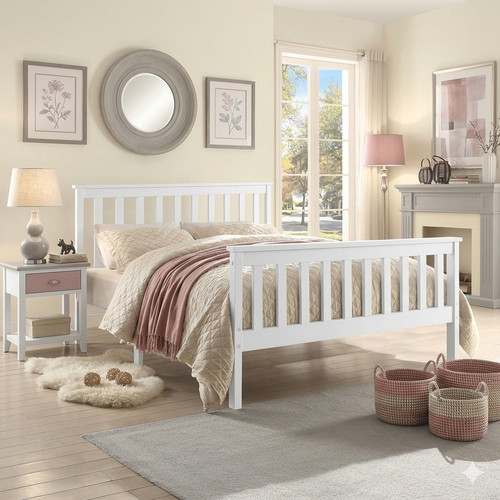 White 3ft 4ft wooden - 3ft,