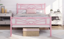 Metal Platform Bed Frame with