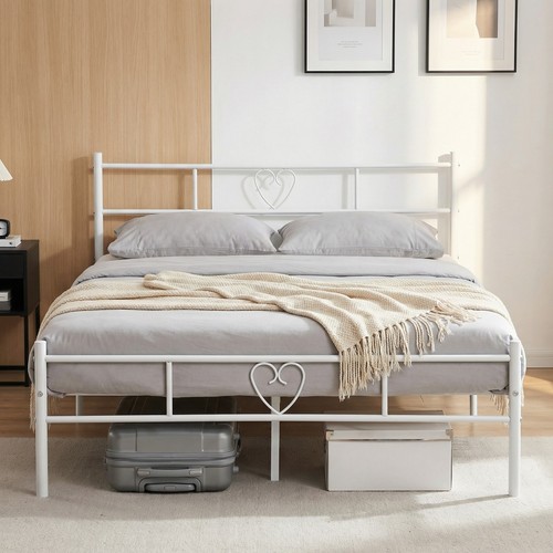 Heart design metal bed frame - design,